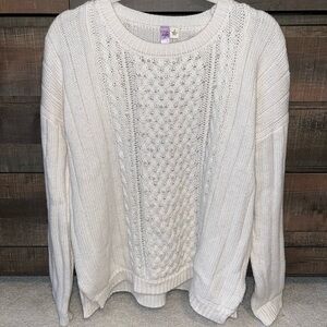 PEARL CABLEKNIT SWEATER | Size: S